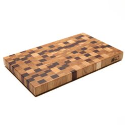 SNP2502182 - Kopshouten snijplank - Five species #4 Schuin vooraanzicht