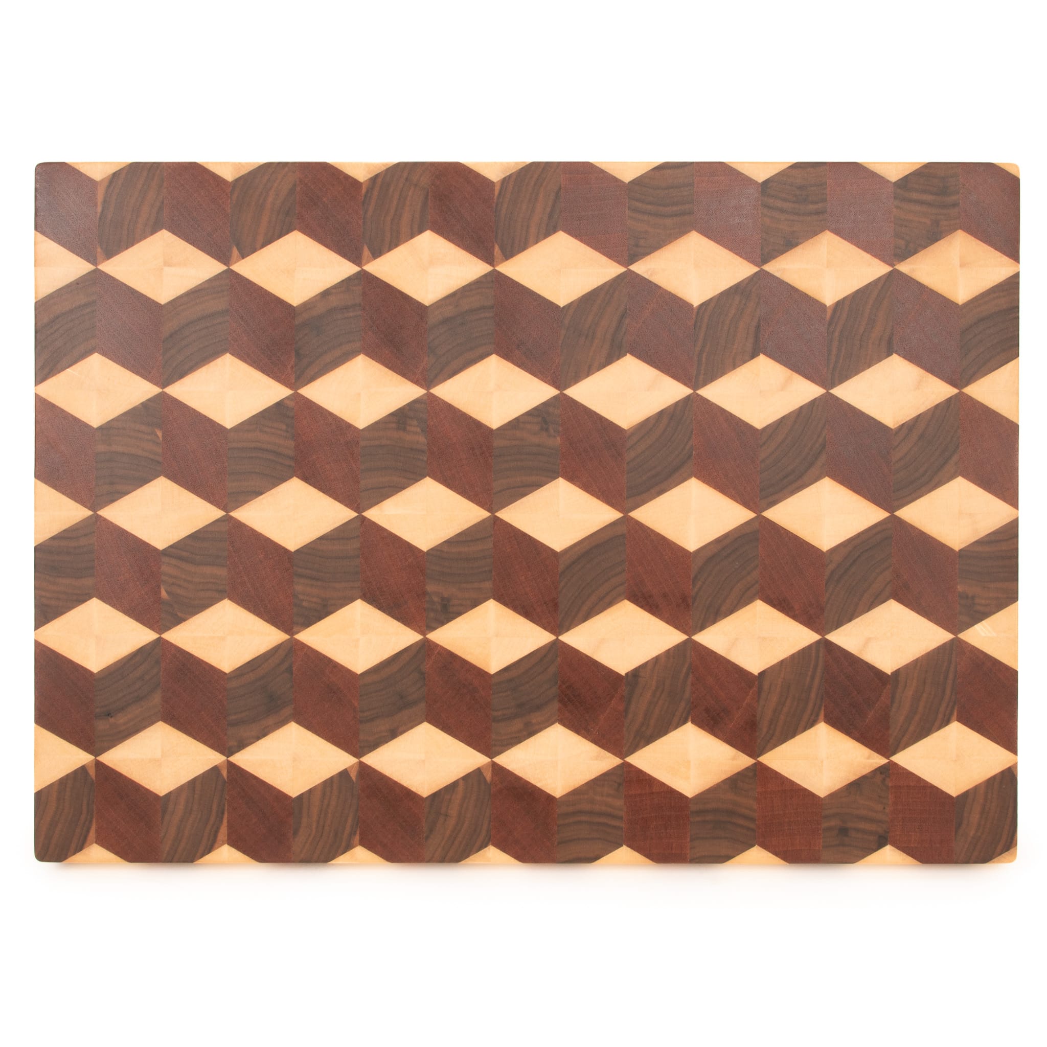 SNP2508201 - Kopshouten snijplank met 3D-patroon - Bovenaanzicht 2