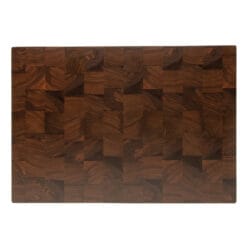 SNP25112401 - Kopshouten snijplank van Amerikaans notenhout 50 x 35 x 5 cm - Bovenaanzicht